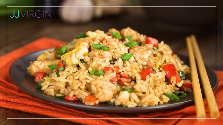 Healthy Chicken & Vegetable Fried Rice - JJ Virgin