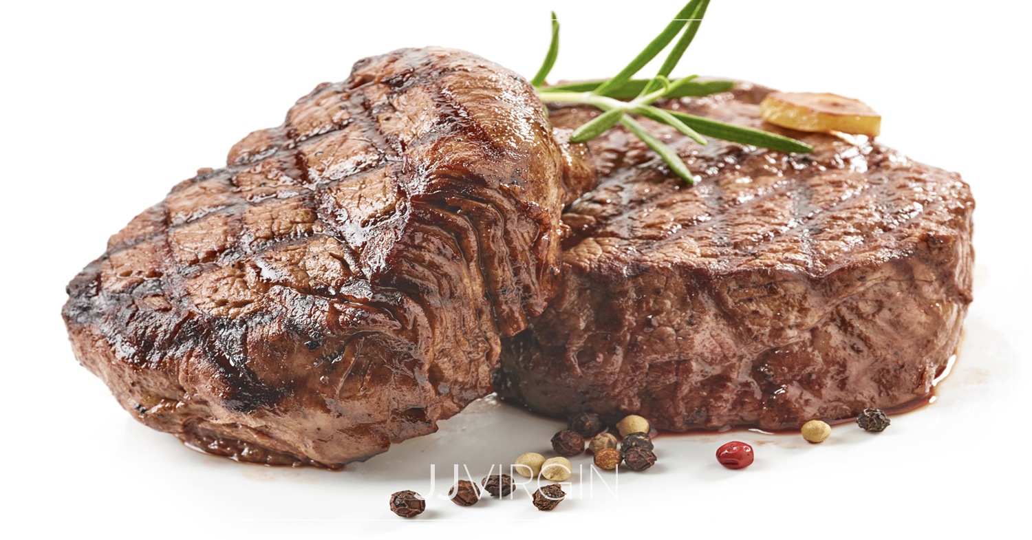 Grass-Fed Beef Tenderloin Steaks with Sauteed Shiitakes