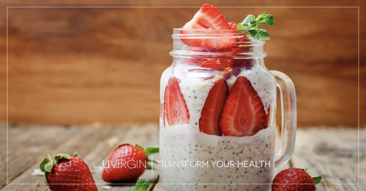 Strawberries and Cream Overnight Oats