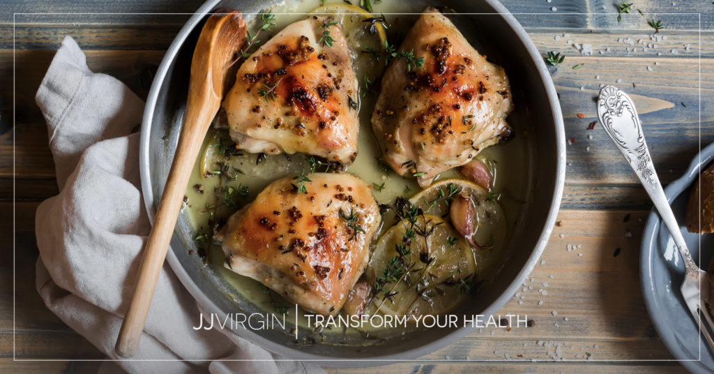 Healthy Slow Cooker Lemon Thyme Chicken - JJ Virgin