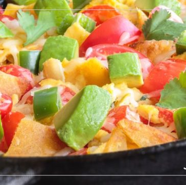 Tex-Mex Scrambled Eggs with Avocado and Salsa-image