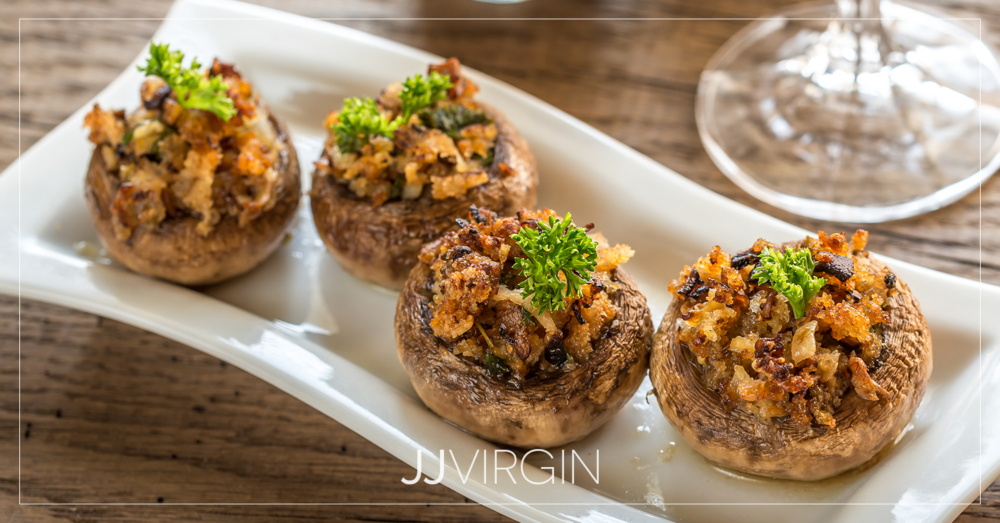 Recipe: Virgin Stuffed Mushrooms - JJ Virgin